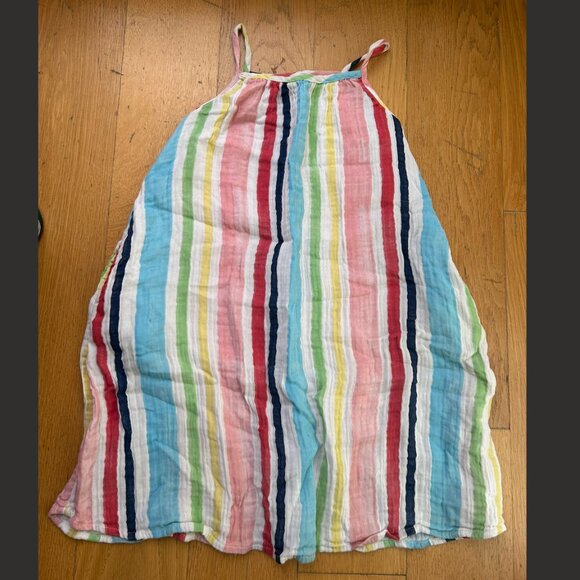 Primary Rainbow Stripe Shift Dress - Picture 2 of 3